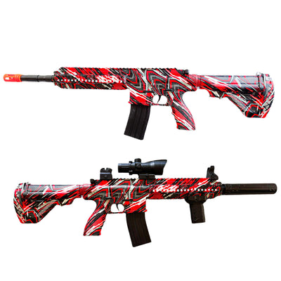M416 ČERVENÁ pištoľ na vodné gélové guličky
