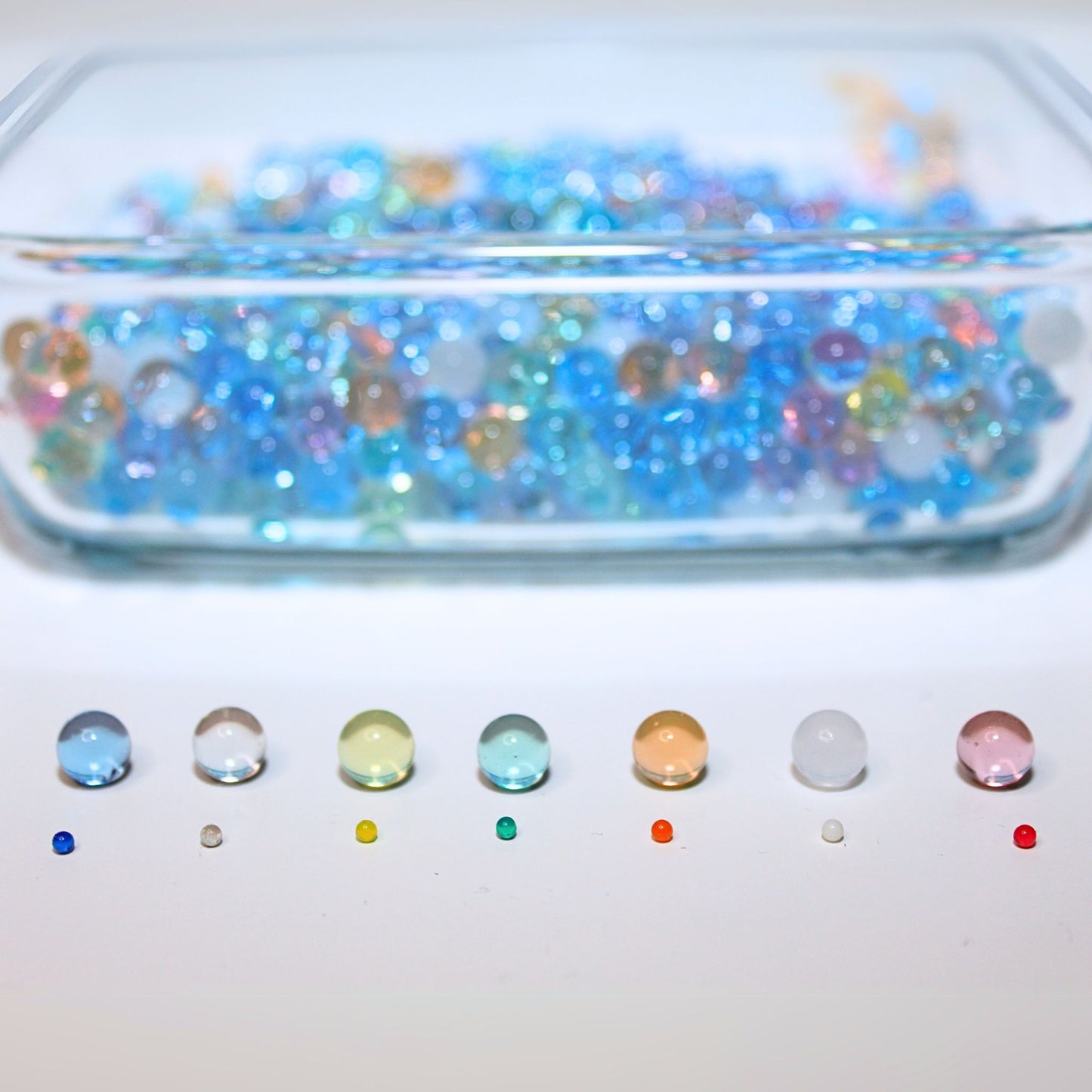 Vodní gelové kuličky (7-8 mm) - VELKÝ KANYSTR (50 000 kusů)