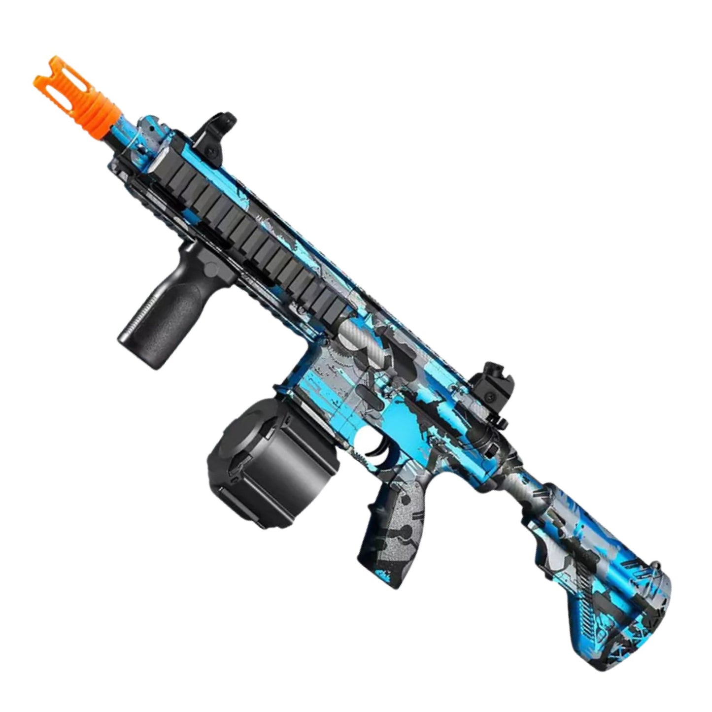M416 MODRÁ MINI pistole na vodní gelové kuličky