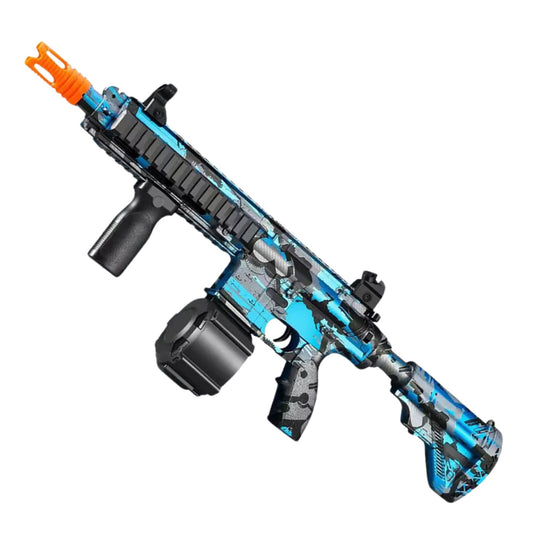 M416 MODRÁ MINI pistole na vodní gelové kuličky