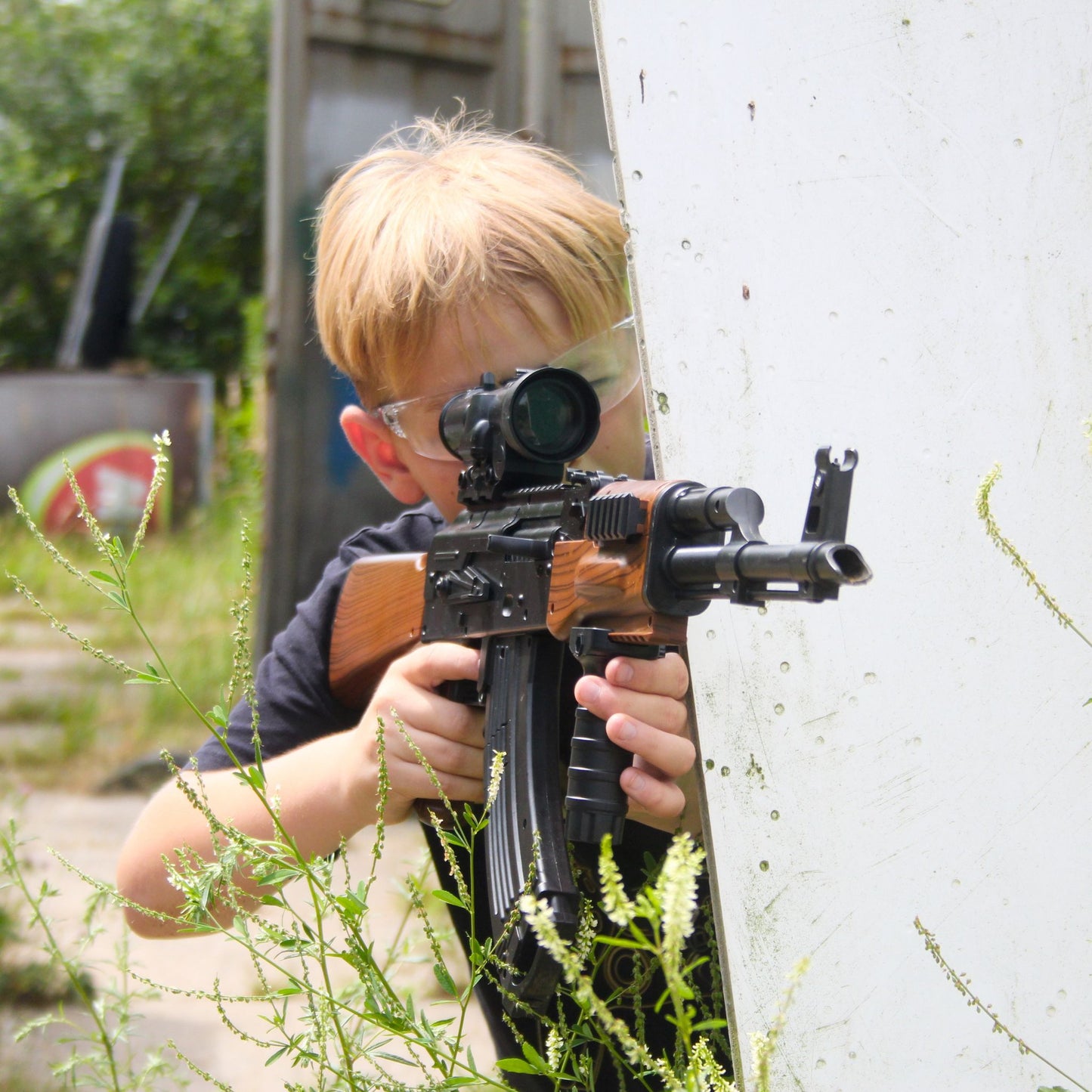 AK47 Imitace Dřeva - Blaster na gelové kuličky