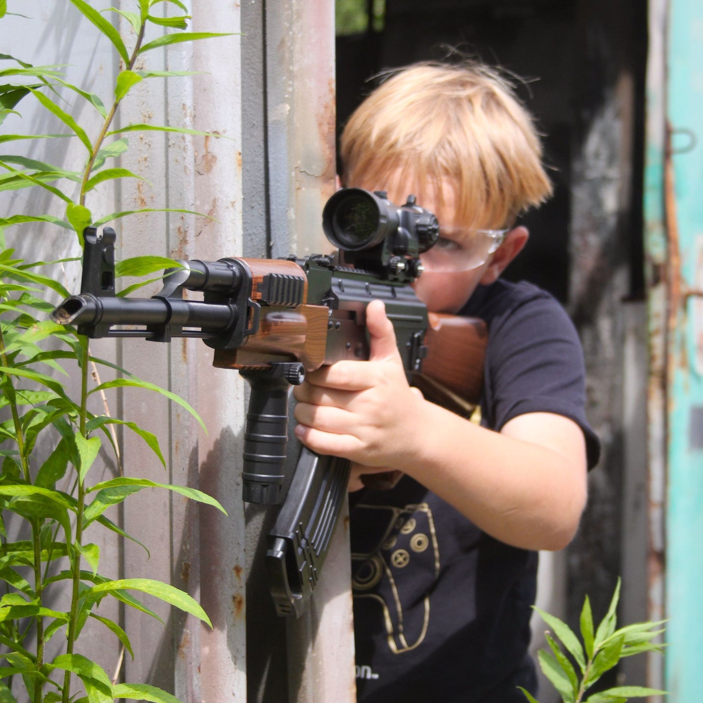 AK47 Imitace Dřeva - Blaster na gelové kuličky