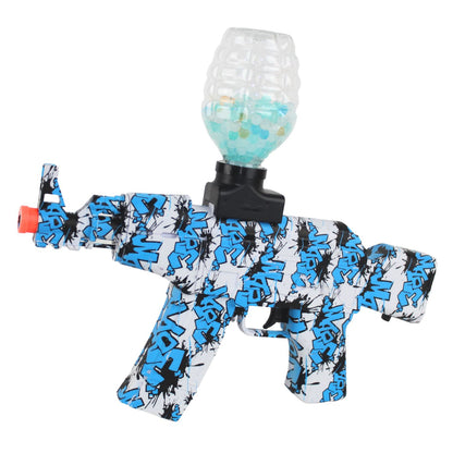 AKM47 MODRÁ pistole na vodní gelové kuličky