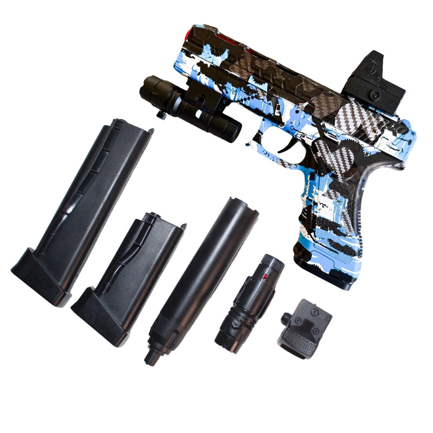 Glock MODRÝ pistole na vodní gelové kuličky