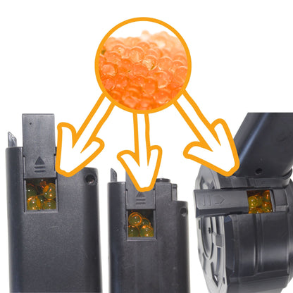 Glock ČERVENÝ pistole na vodní gelové kuličky