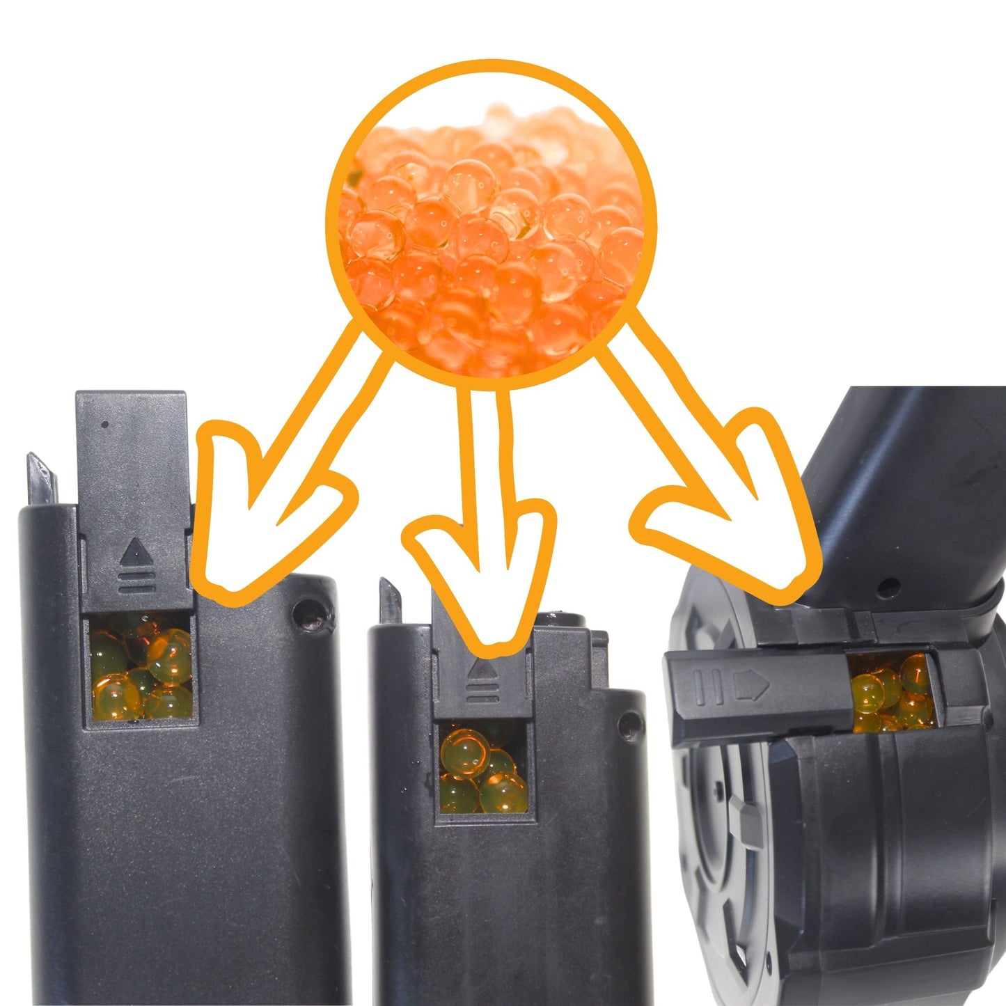 Glock MODRÝ pistole na vodní gelové kuličky