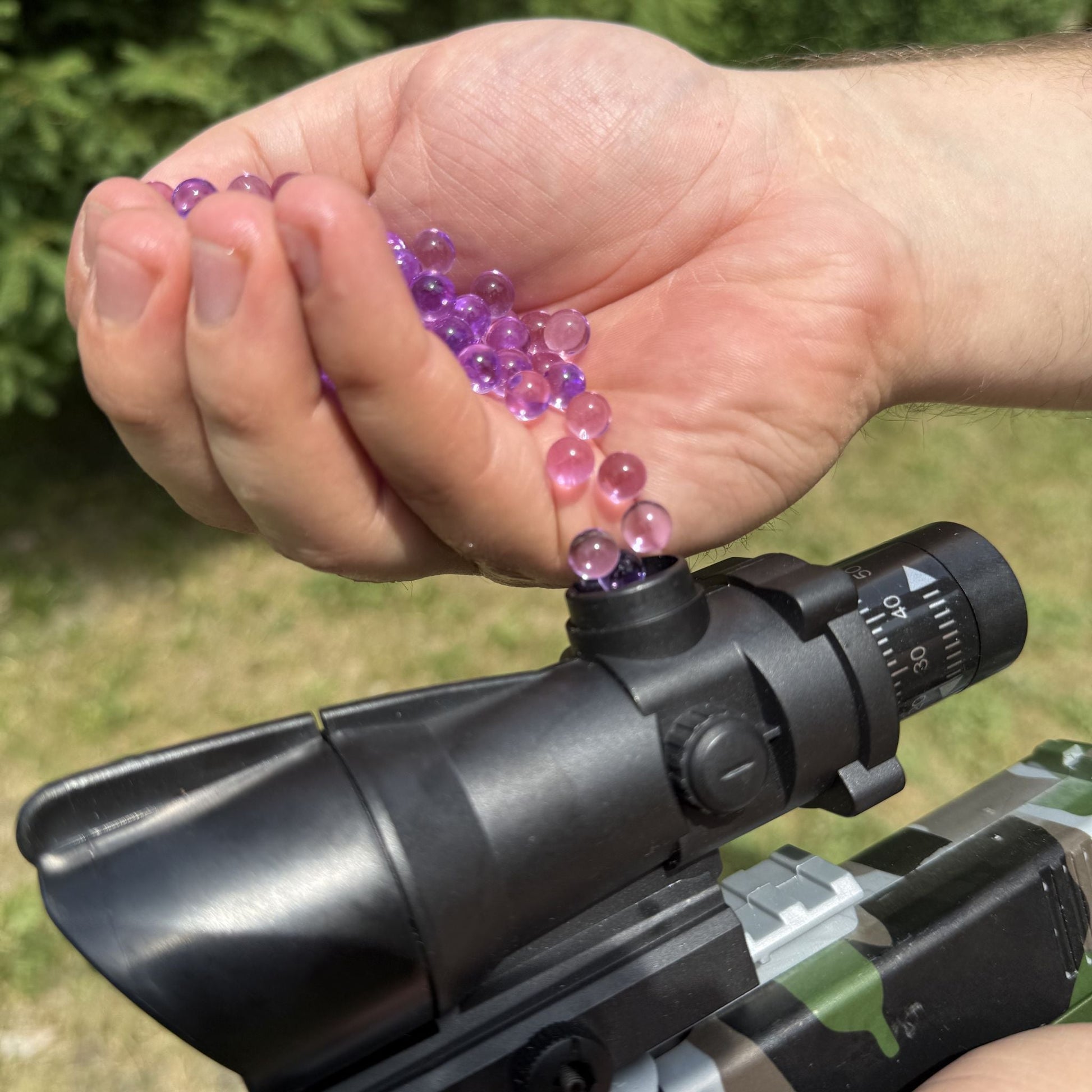 Glock Army – plnění makety mířidla