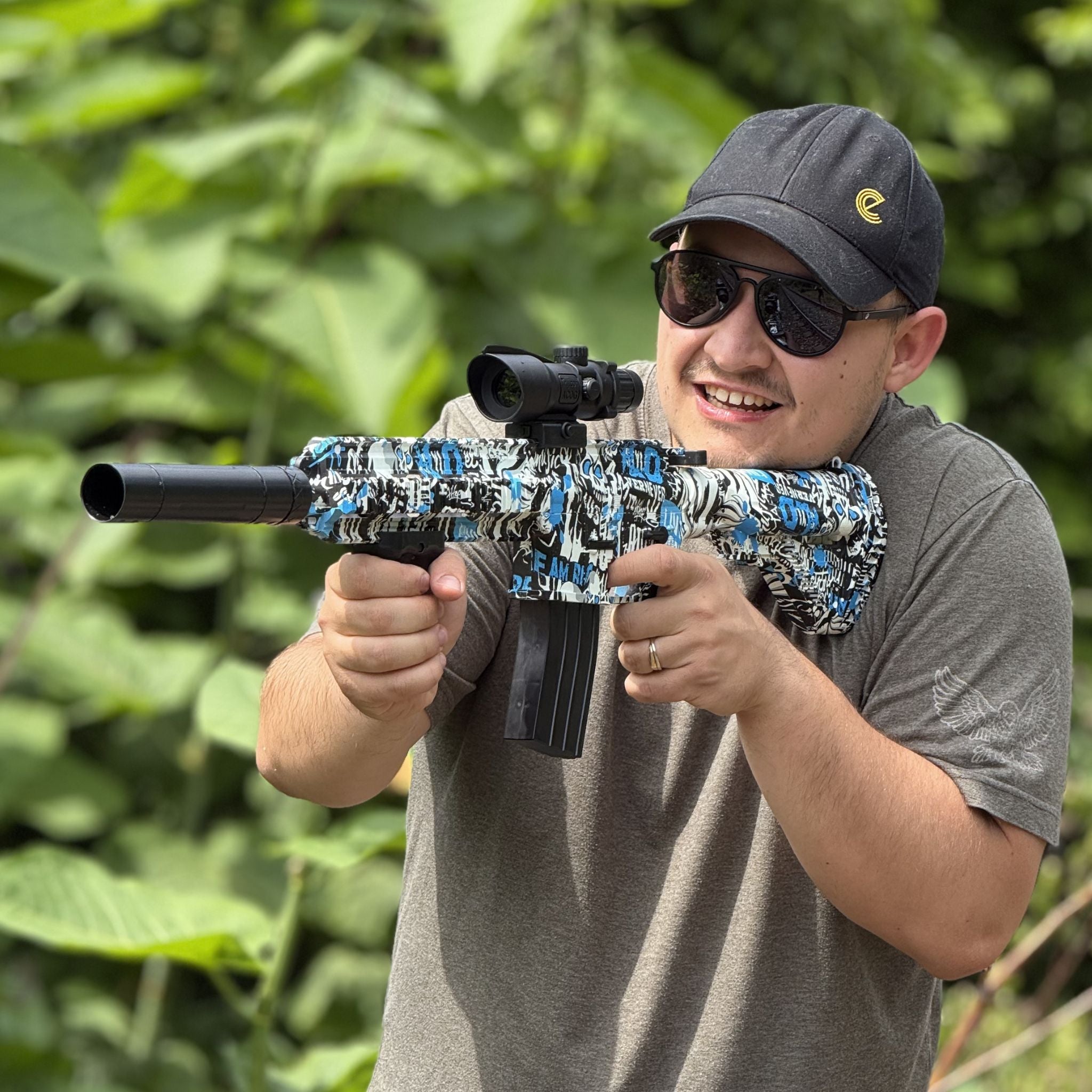 M416 Modrá v akci