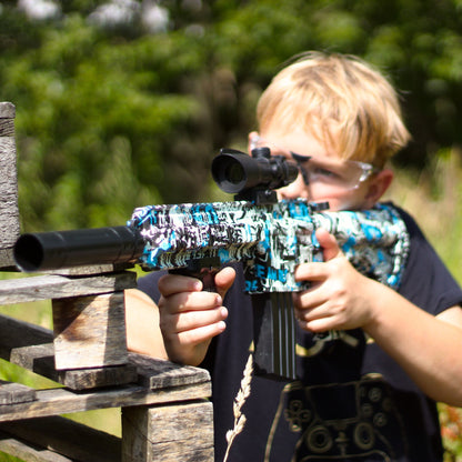 M416 MODRÁ pistole na vodní gelové kuličky