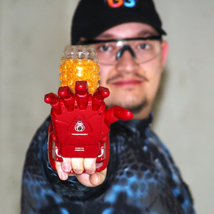 IRON MAN RUKA na vodní gelové kuličky