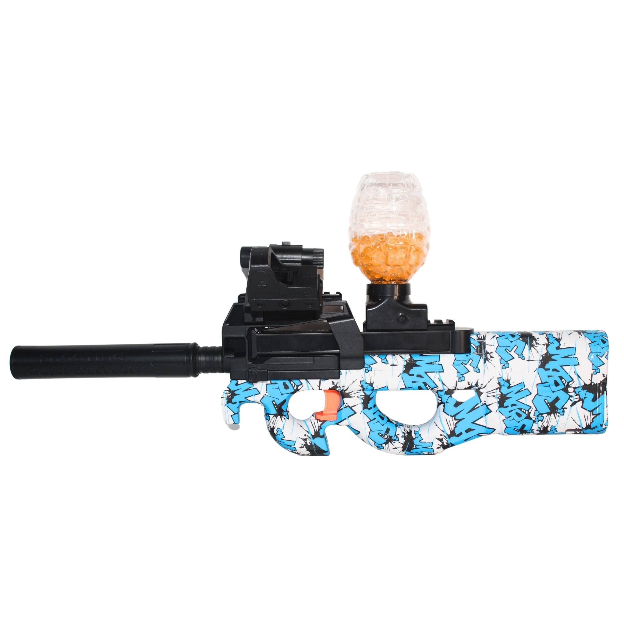 Modrý mini blaster